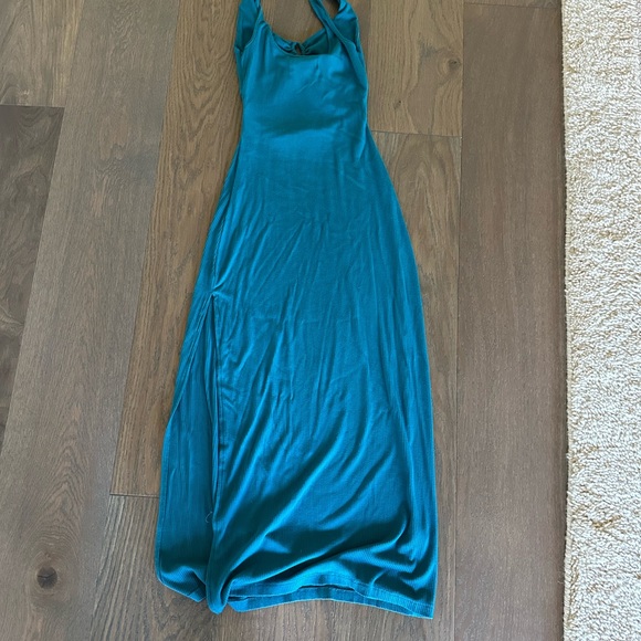 L*Space Teal Cutout Midi Dress - Picture 5 of 6